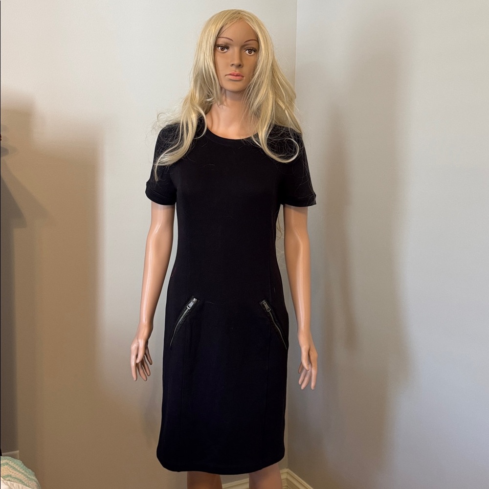 Burberry Navy zippered dress
